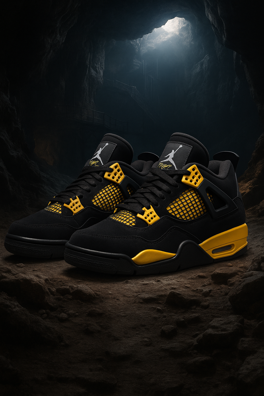 Air Jordan 4 Yellow Thunder