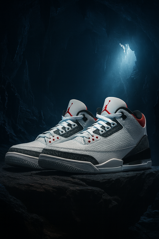Air Jordan 3 Denim Fire Red